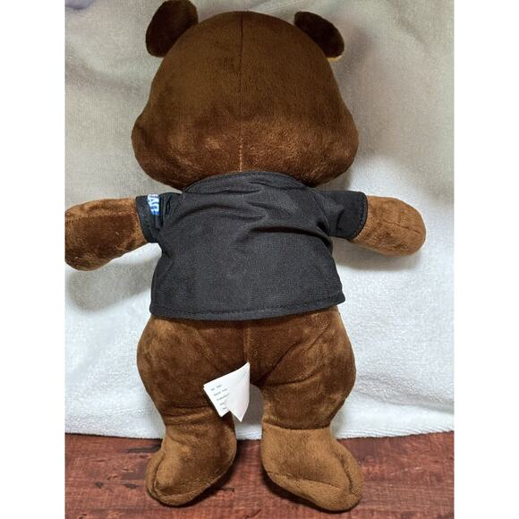 13" NASCAR TEDDY PLUSH JIMMIE JOHNSON #48 2015 STUFFED ANIMAL BEAR BROWN Black - Picture 2 of 4